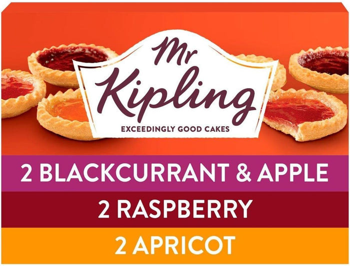 Mr Kipling Jam Tarts 6pk 214g