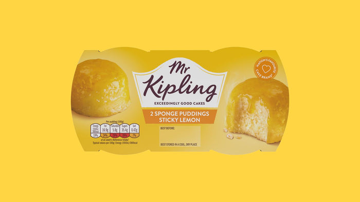 Mr Kipling Lemon Sponge Puddings 2x95g