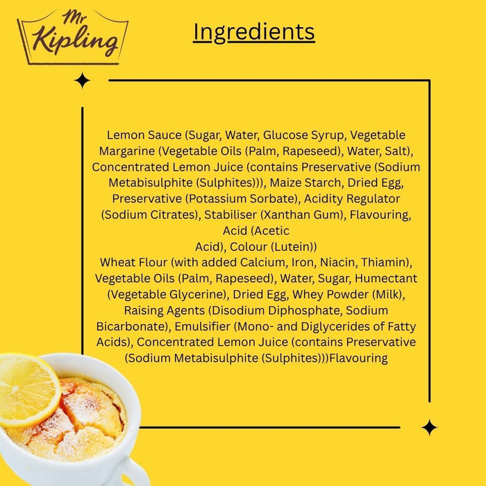 Mr Kipling Lemon Sponge Puddings 2x95g