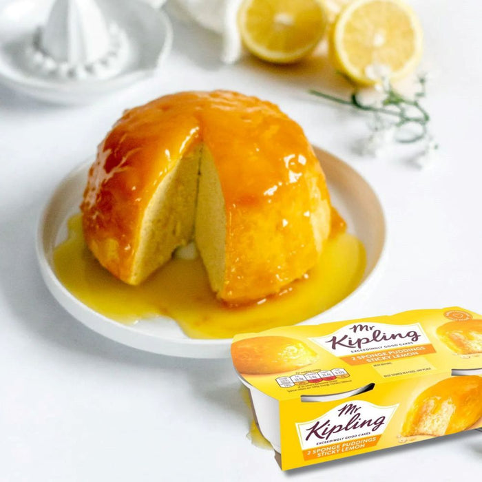 Mr Kipling Lemon Sponge Puddings 2x95g