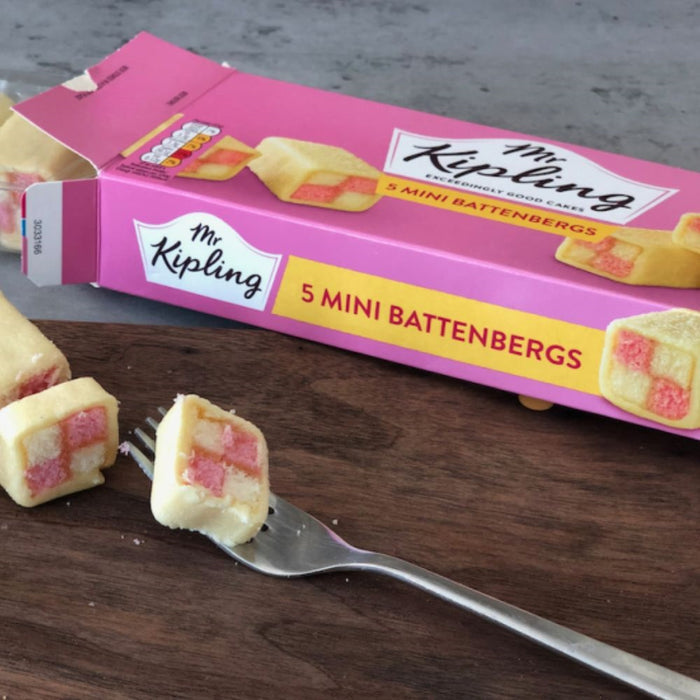Mr Kipling Mini Battenberg Cake 5pk - 164g