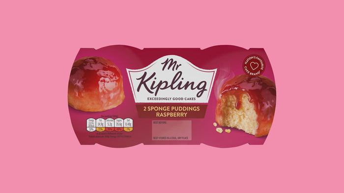 Mr. Kipling Raspberry Sponge Pudding 2X95G
