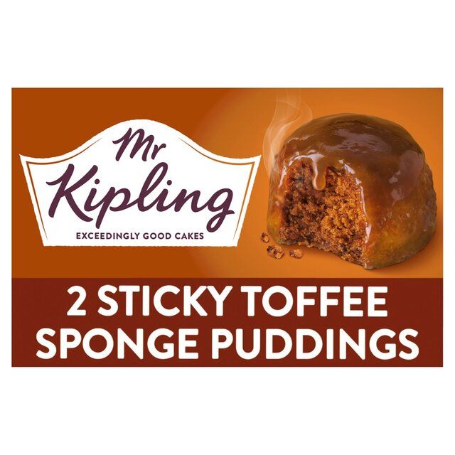 Mr Kipling Sticky Toffee Sponge Puddings 2X108g