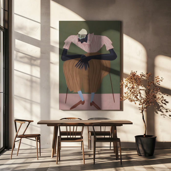 Mr. Ochre by Martin Zen in interior setting