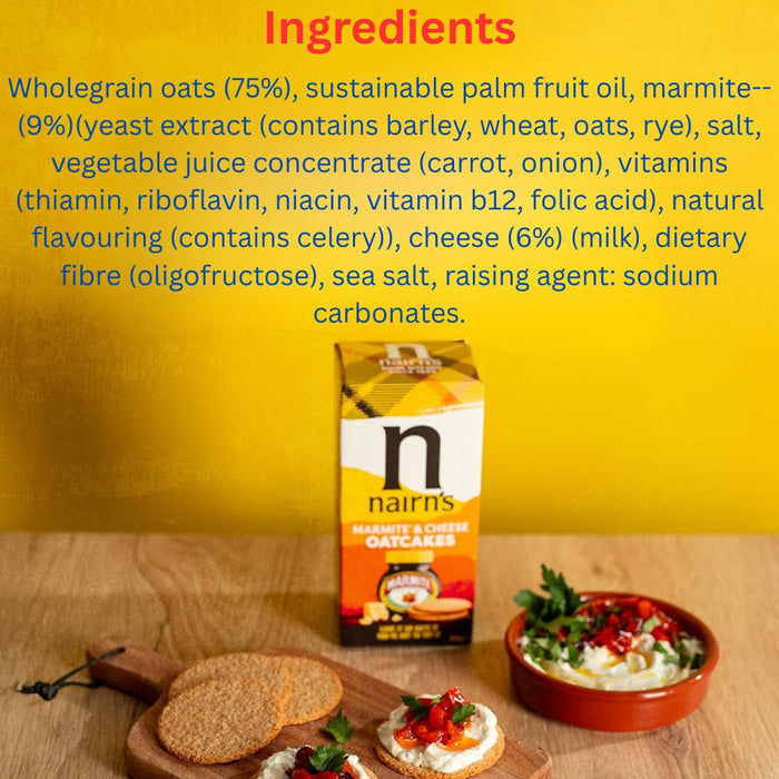 Nairns Marmite & Cheese Oatcake 200g