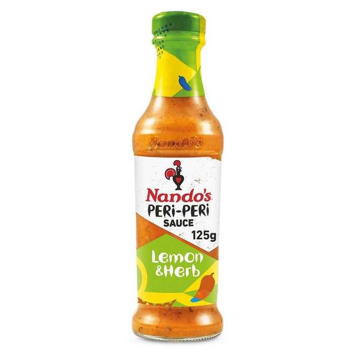 Nando's Extra Mild Lemon & Herb Peri-Peri Sauce Jar 125g product image