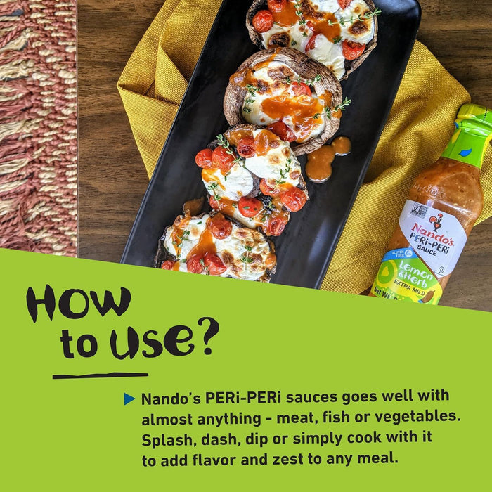 Nando's Extra Mild Lemon & Herb Peri-Peri Sauce Jar 125g