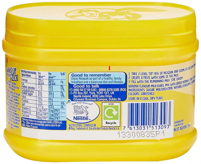 Nesquik Banana Flavor Milk Shake 300 G