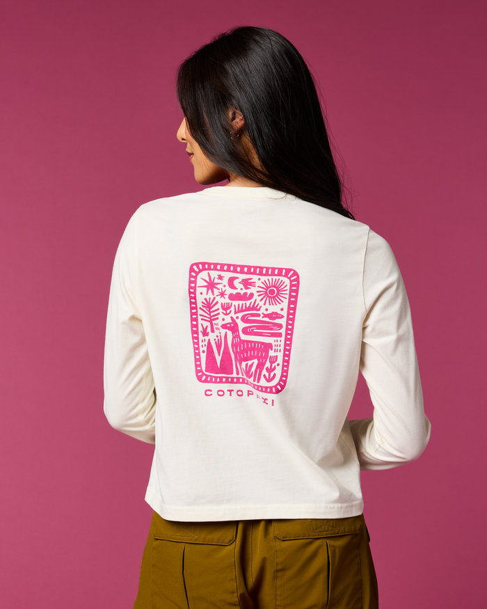 Nomad Long-Sleeve T-Shirt - Women's, Bone, Model Tiffany