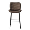 20.5"W x 21"D x 42"H / Dark Brown