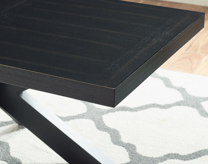 OAKLEY Espresso Black 48" x 28" Coffee Table