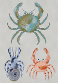 Ocean Crabs Watercolor - Nikita Jariwala