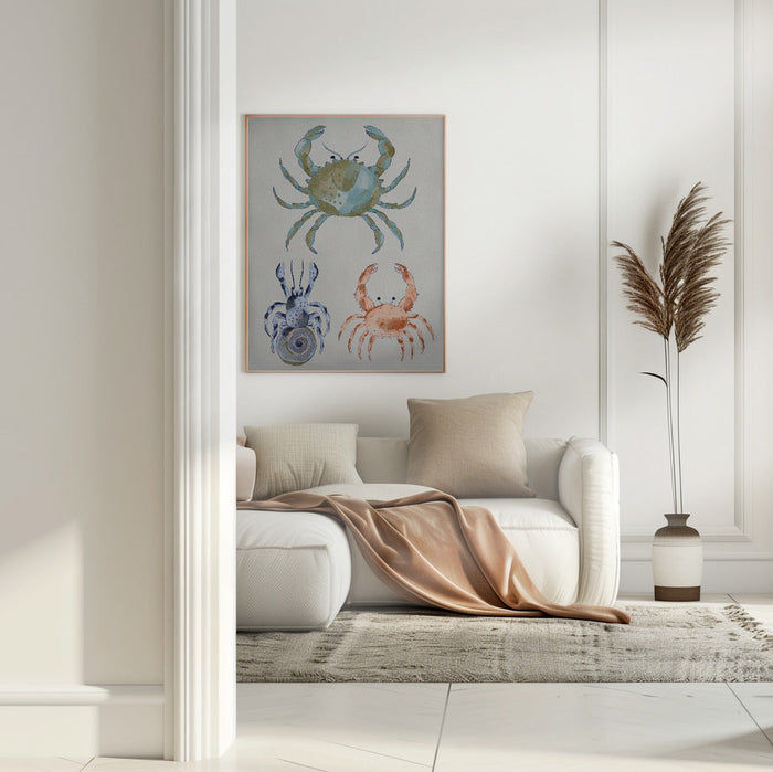 Ocean Crabs Watercolor - Nikita Jariwala