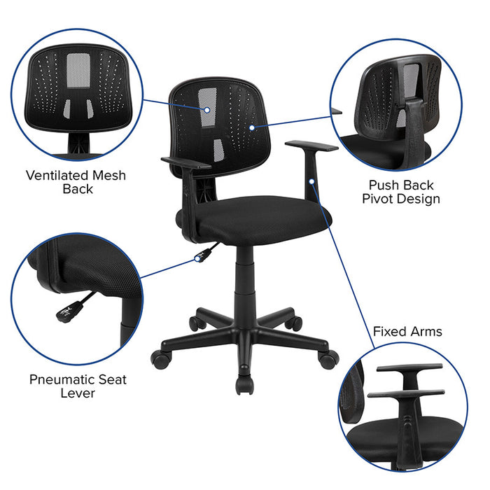 OF-1 Black Desk Chair