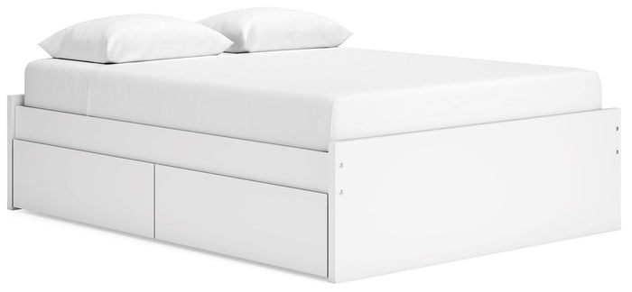 2 Side Storage / Queen / White