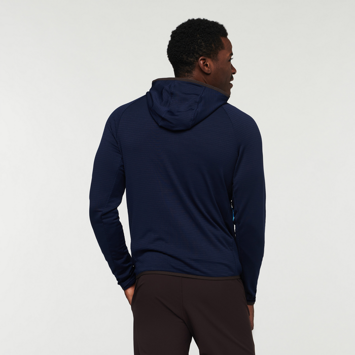 Otero Fleece Full-Zip Hooded Jacket - Men's, Maritime, Model Jeremy