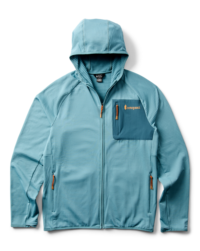 Otero Fleece Full-Zip Hooded Jacket - Men's, Everglade