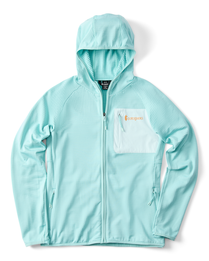 Otero Fleece Full-Zip Hooded Jacket - Women's, Tide Pool
