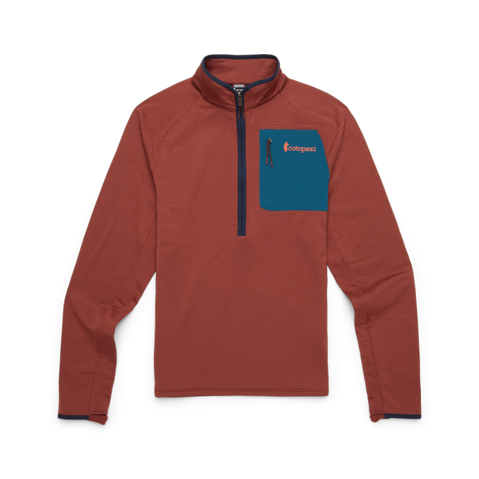 Otero Fleece Half-Zip Pullover - Men's, Rusty