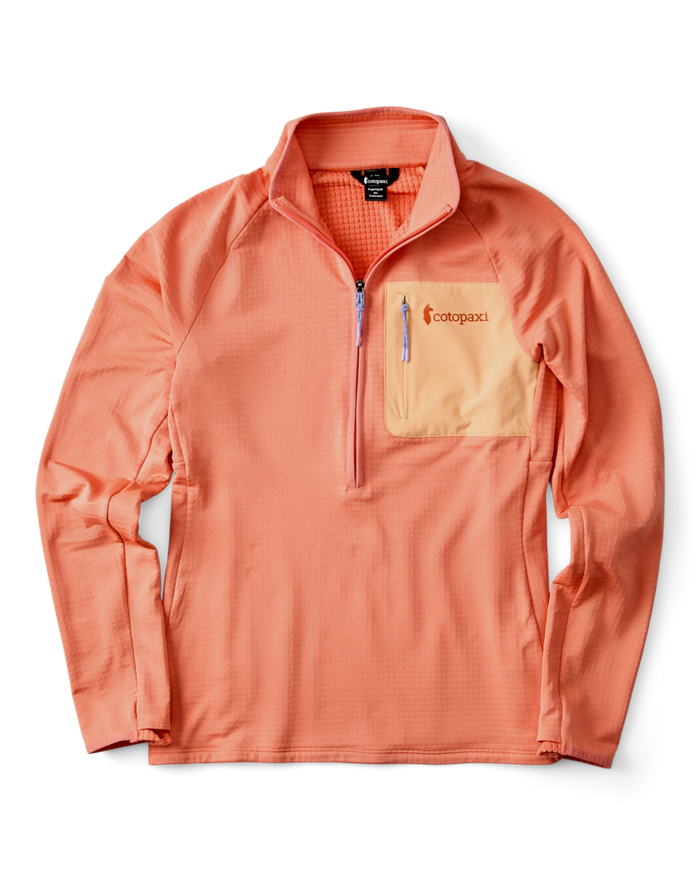 Otero Fleece Half-Zip Pullover - Women's, Grapefruit