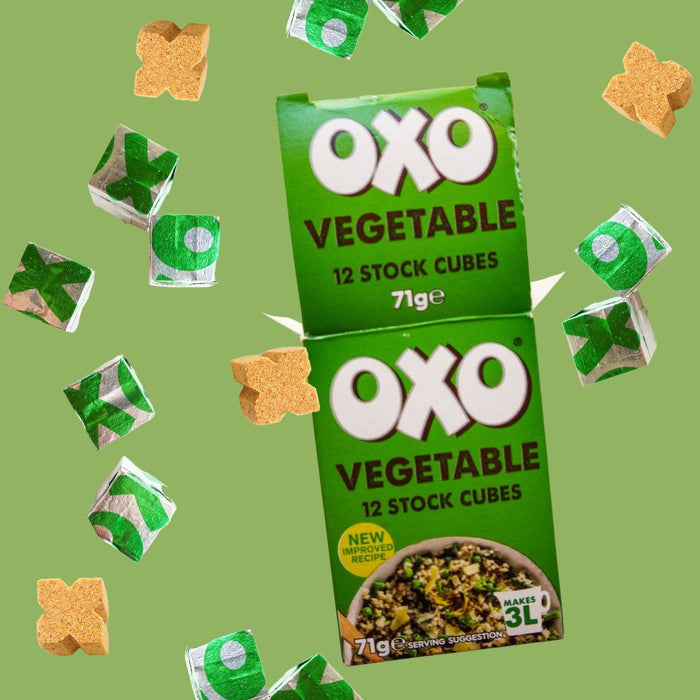OXO 12 Vegetable Stock Cubes 71g