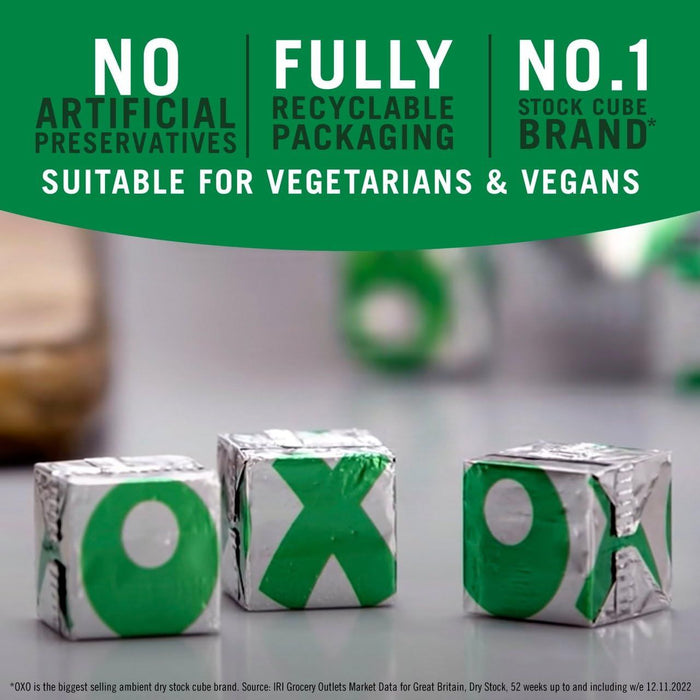 OXO 12 Vegetable Stock Cubes 71g