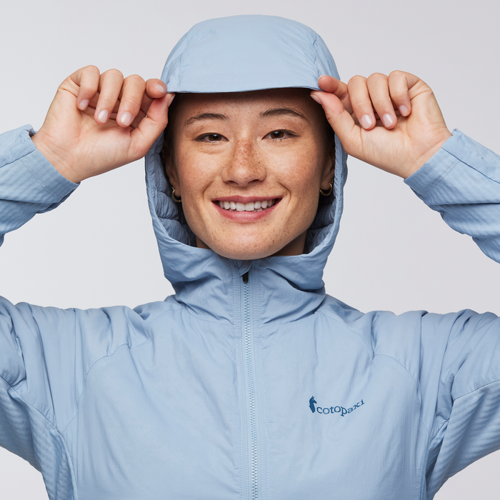 Pacaya 2.0 Insulated Hooded Jacket - Women's, Iceberg, Model Aya