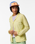 Pacaya Lite Hooded Jacket - Women's, Honeydew, Model Kalu
