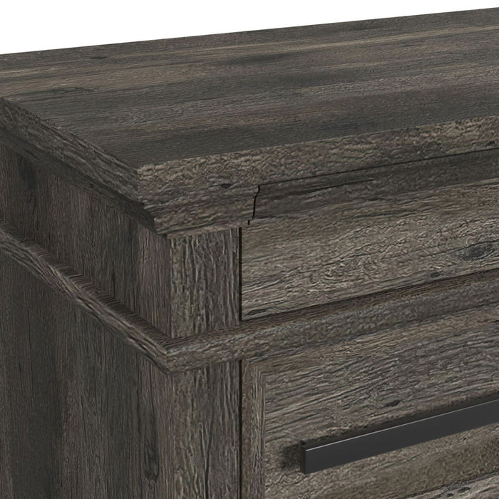 Park Ridge - 3-Drawer Nightstand - Charcoal