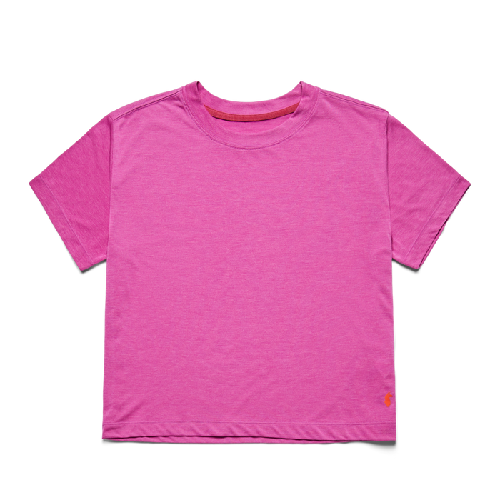Paseo Travel Crop T-Shirt - Women's, Foxglove