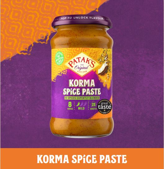Patak's Korma Spice Paste Mild 10oz