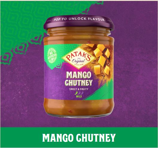 Patak's Mango Chutney Mild - 340g