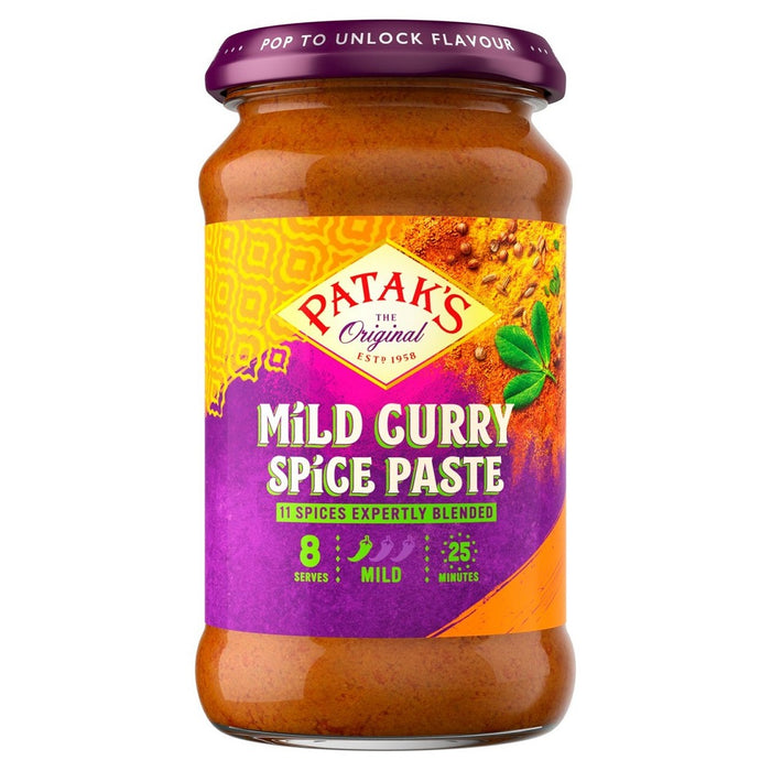 Patak's Mild Curry Spice Paste (283g) product image