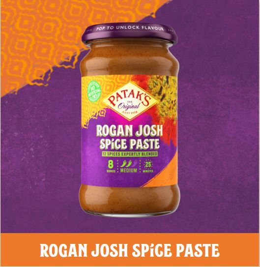 Patak's Rogan Josh Spice Paste Medium 283g