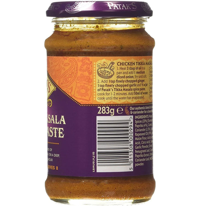 Patak's Tikka Masala Medium Spice Paste 283G