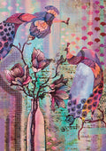 Peacocks & Magnolias by Enikő Marosváry-Kramcsák