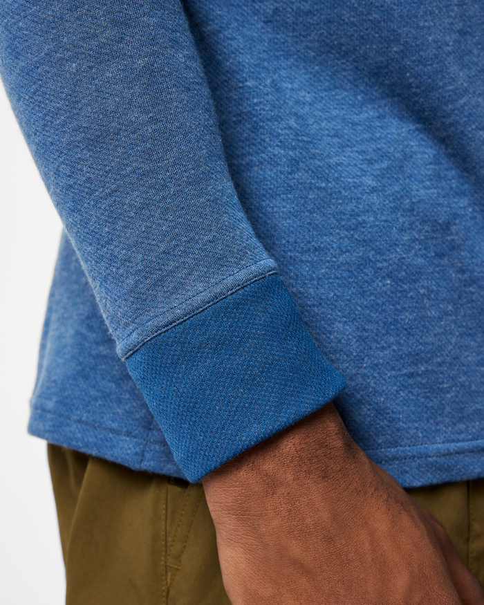 Perenne Long-Sleeve Shirt - Men's, Deep Sea, Model Anson