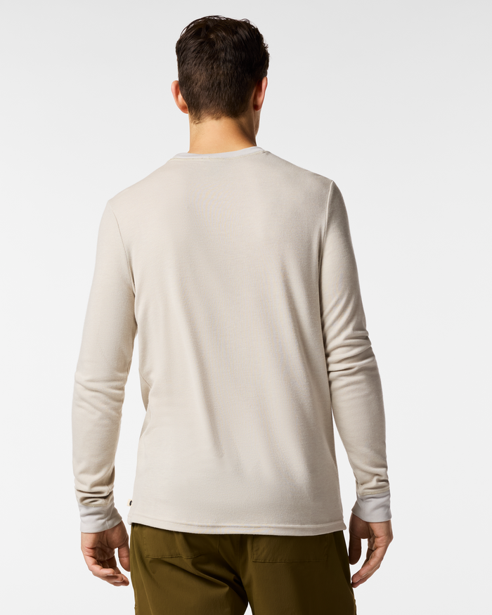 Perenne Long-Sleeve Shirt - Men's, Mineral, Model Kellan