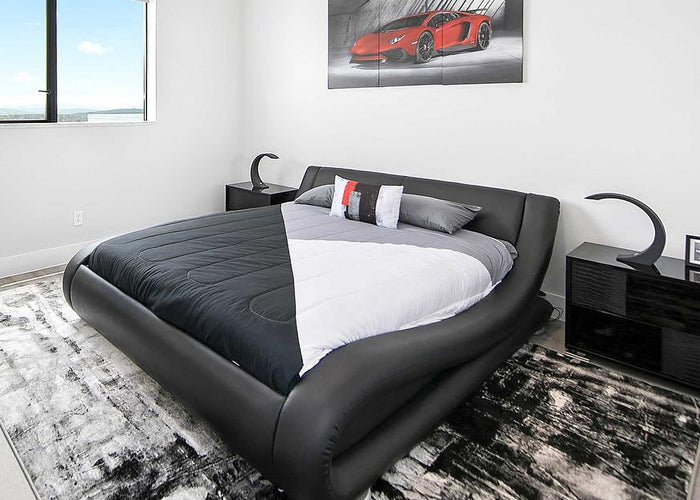 PERPLEX Black 5' x 8' Rug