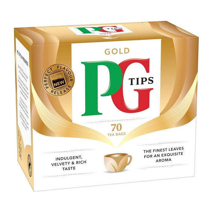 PG Tips Gold Tea 70 Tea Bags (non-pyramid teabags) product image