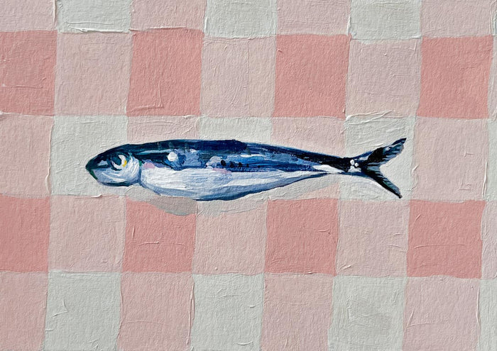 Pink Checkered Sardine - Madison Phipps