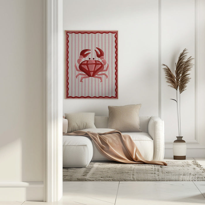 Pink Diamond Crab - Emanuela Carratoni