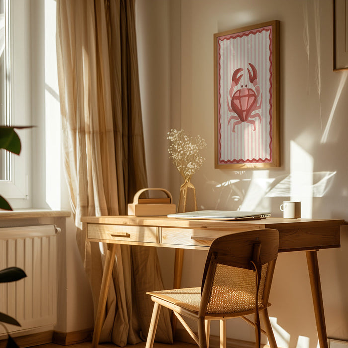 Pink Diamond Crab - Emanuela Carratoni
