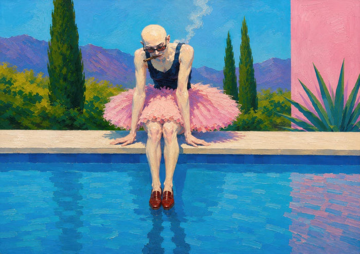 Poolside Prima poster by Martin Zen