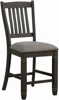 PORTSVILLE Black 20" Wide Counter Height Chair