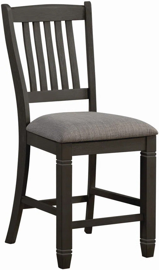 PORTSVILLE Black 20" Wide Counter Height Chair