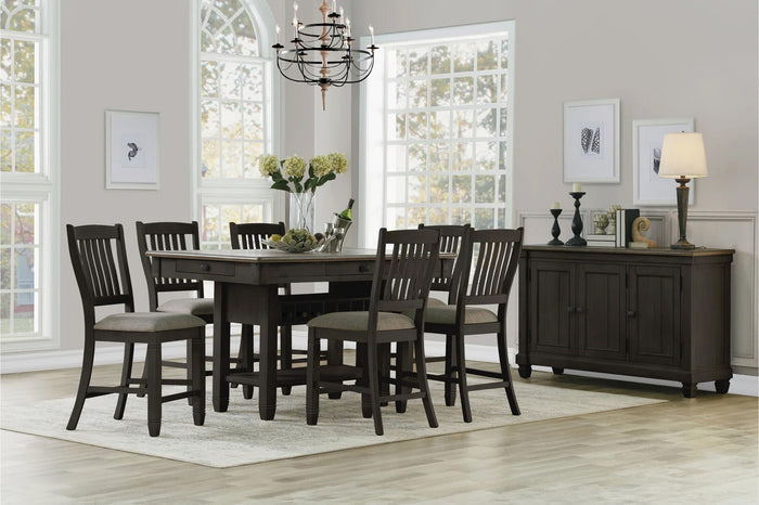 PORTSVILLE Black 20" Wide Counter Height Chair