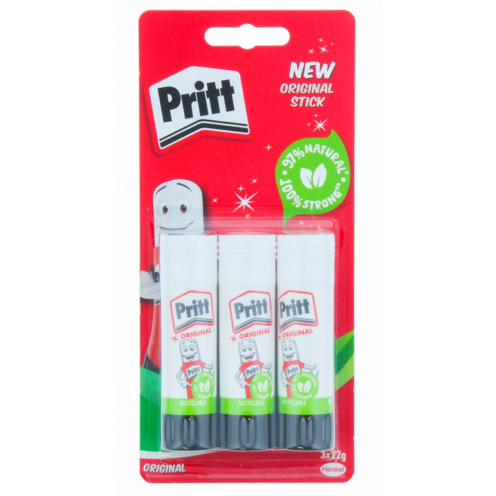 Pritt Glue Stick 3pk 22G product image