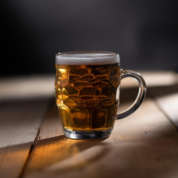 Pub Paraphernalia British Pub Pint Dimple Beer Glass