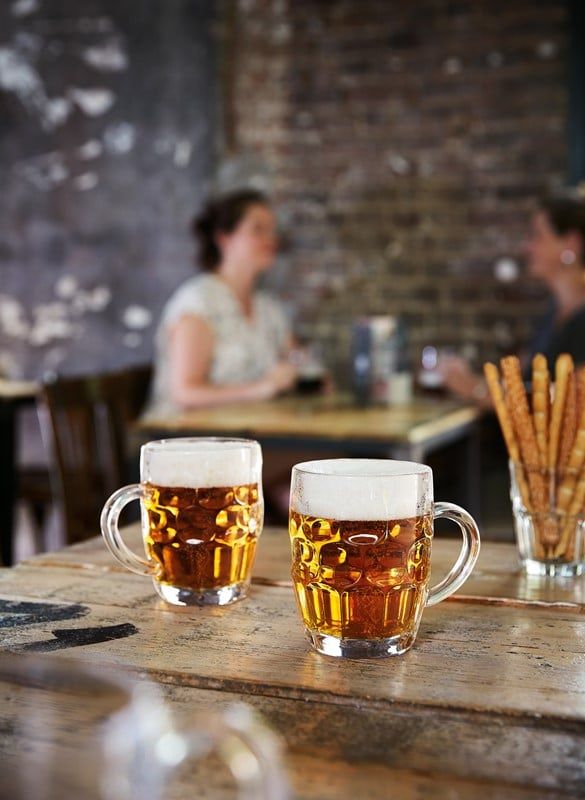 Pub Paraphernalia British Pub Pint Dimple Beer Glass